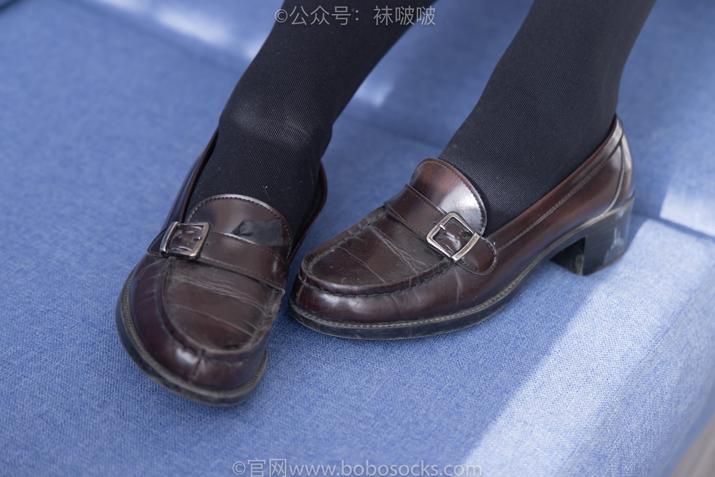 图片[23]-[BoBoSocks袜啵啵]NO.056 朵朵-JK制服、皮鞋、厚黑丝[135P] – 速更版-美库