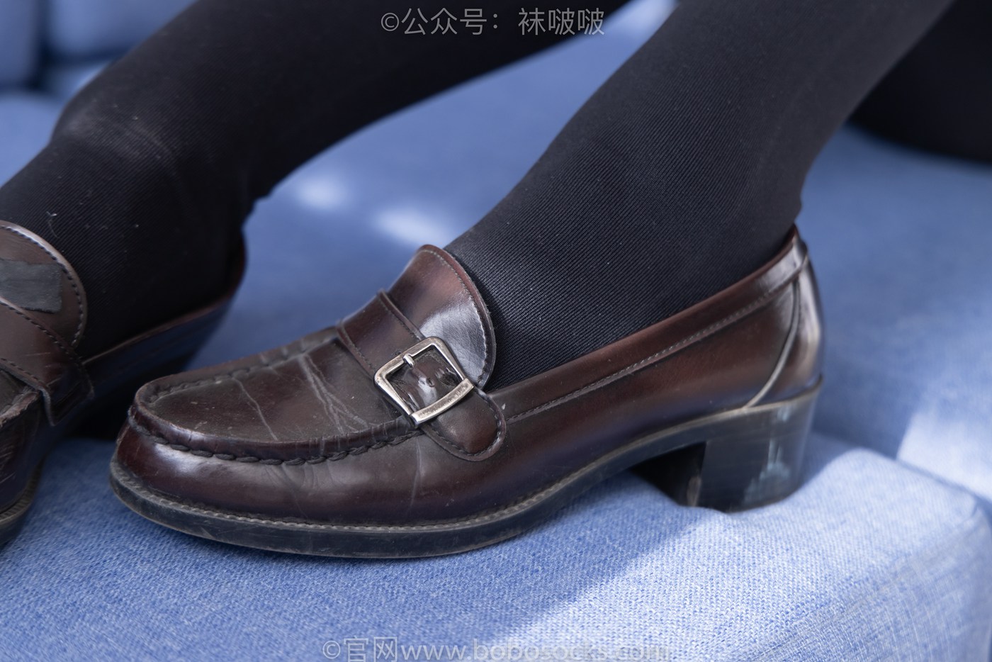 图片[25]-[BoBoSocks袜啵啵]NO.056 朵朵-JK制服、皮鞋、厚黑丝[135P] – 速更版-美库