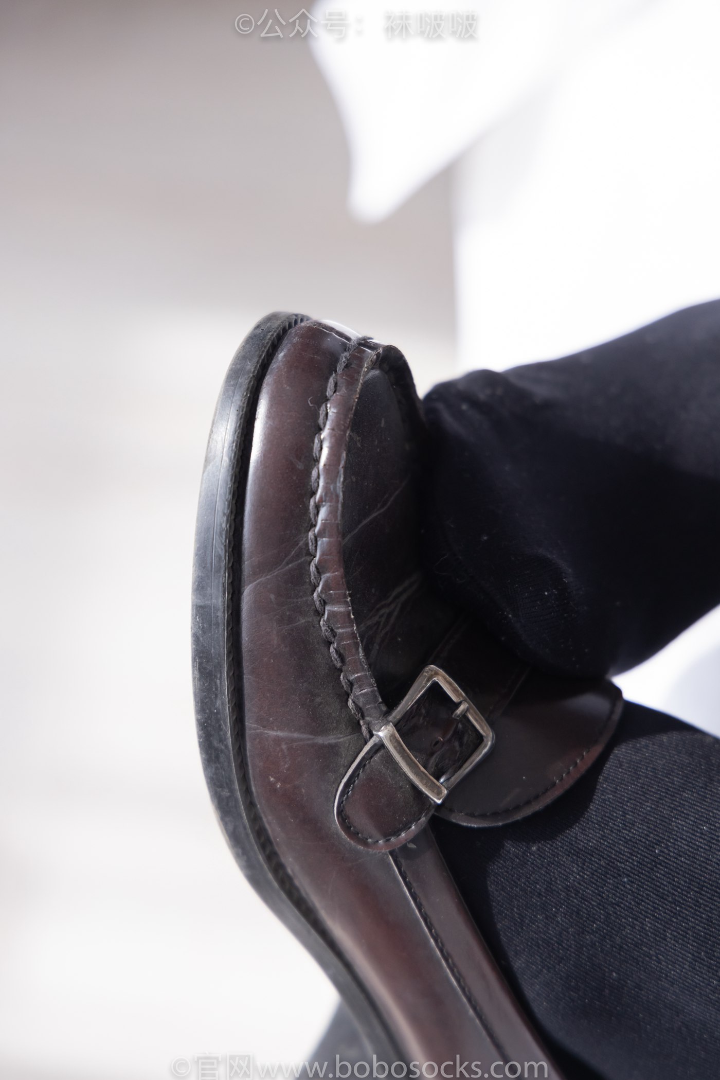 图片[56]-[BoBoSocks袜啵啵]NO.056 朵朵-JK制服、皮鞋、厚黑丝[135P] – 速更版-美库