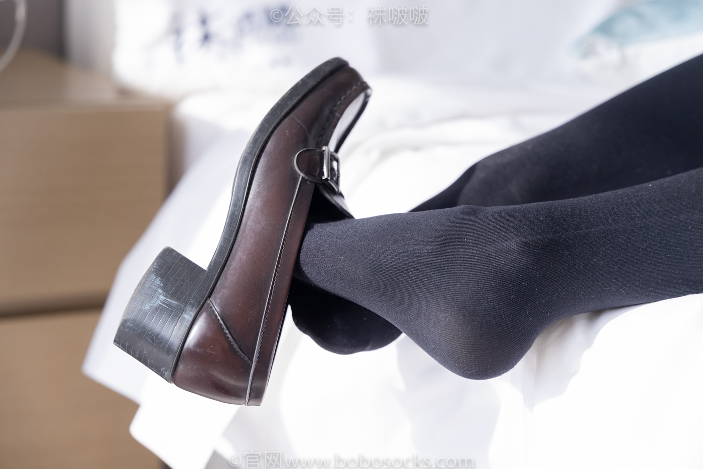 图片[58]-[BoBoSocks袜啵啵]NO.056 朵朵-JK制服、皮鞋、厚黑丝[135P] – 速更版-美库
