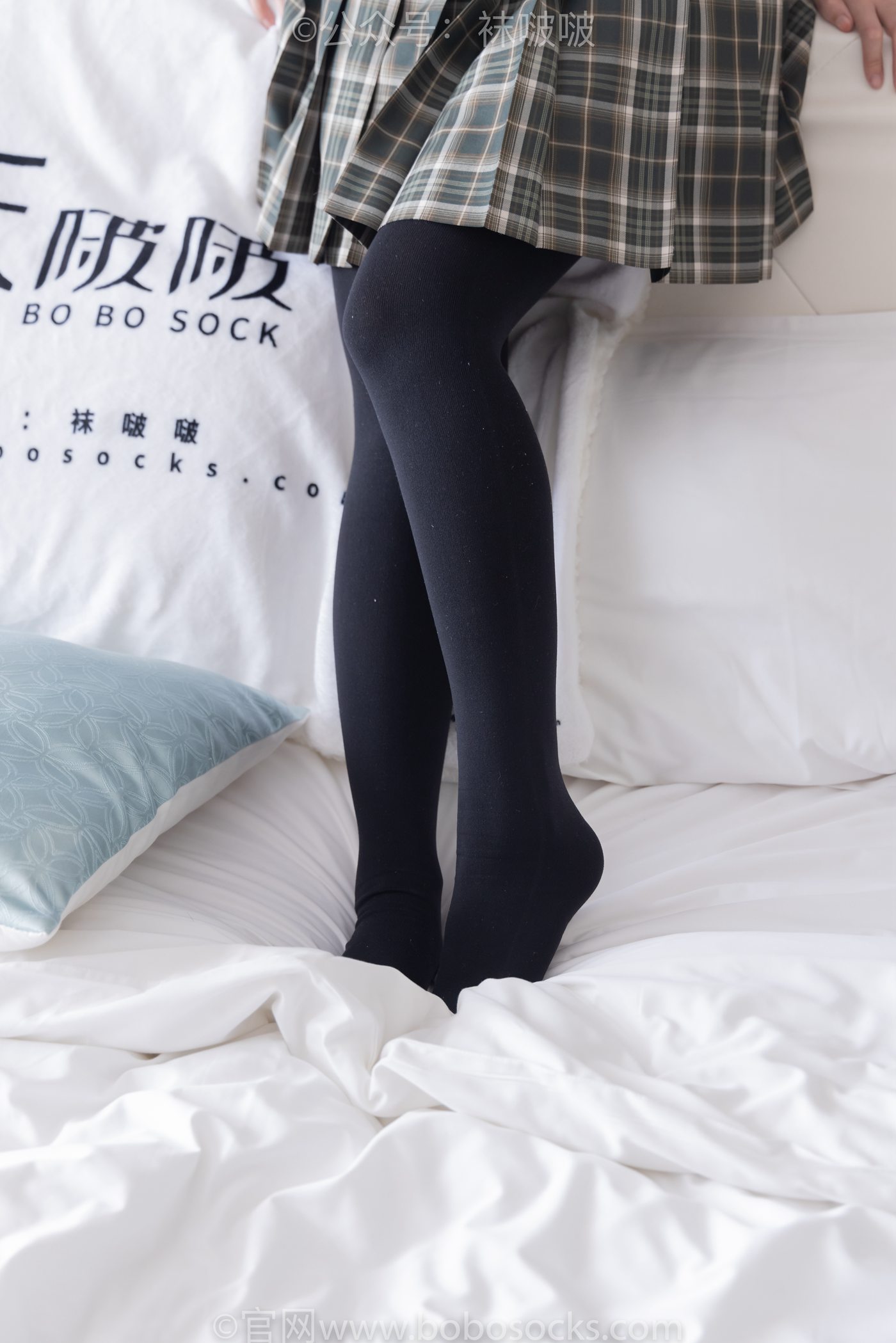 图片[124]-[BoBoSocks袜啵啵]NO.056 朵朵-JK制服、皮鞋、厚黑丝[135P] – 速更版-美库
