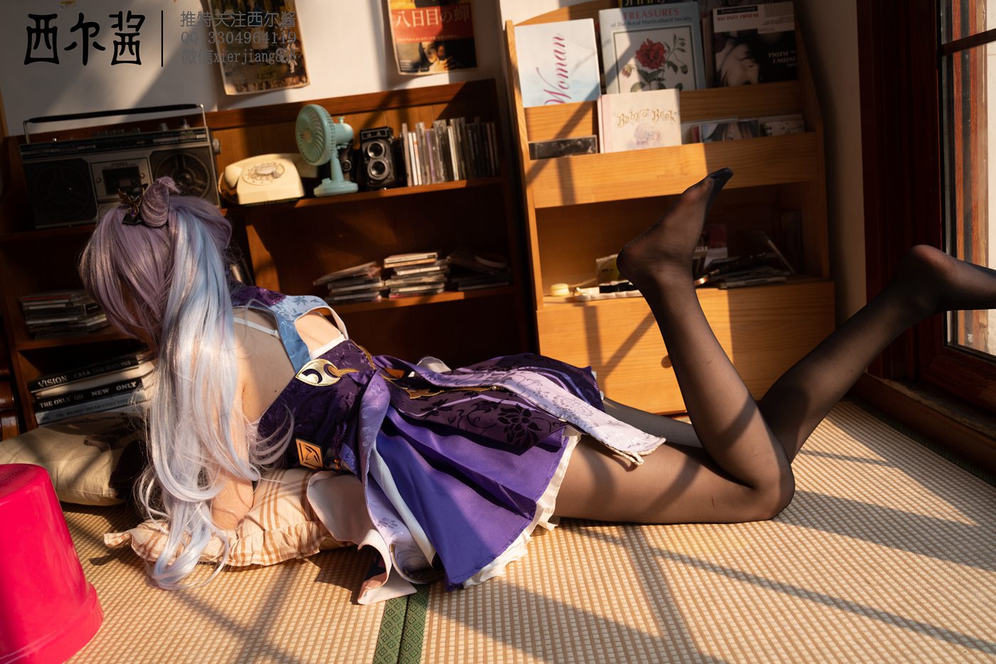 图片[68]-西尔酱 刻晴黑丝[104P] – 速更版-美库