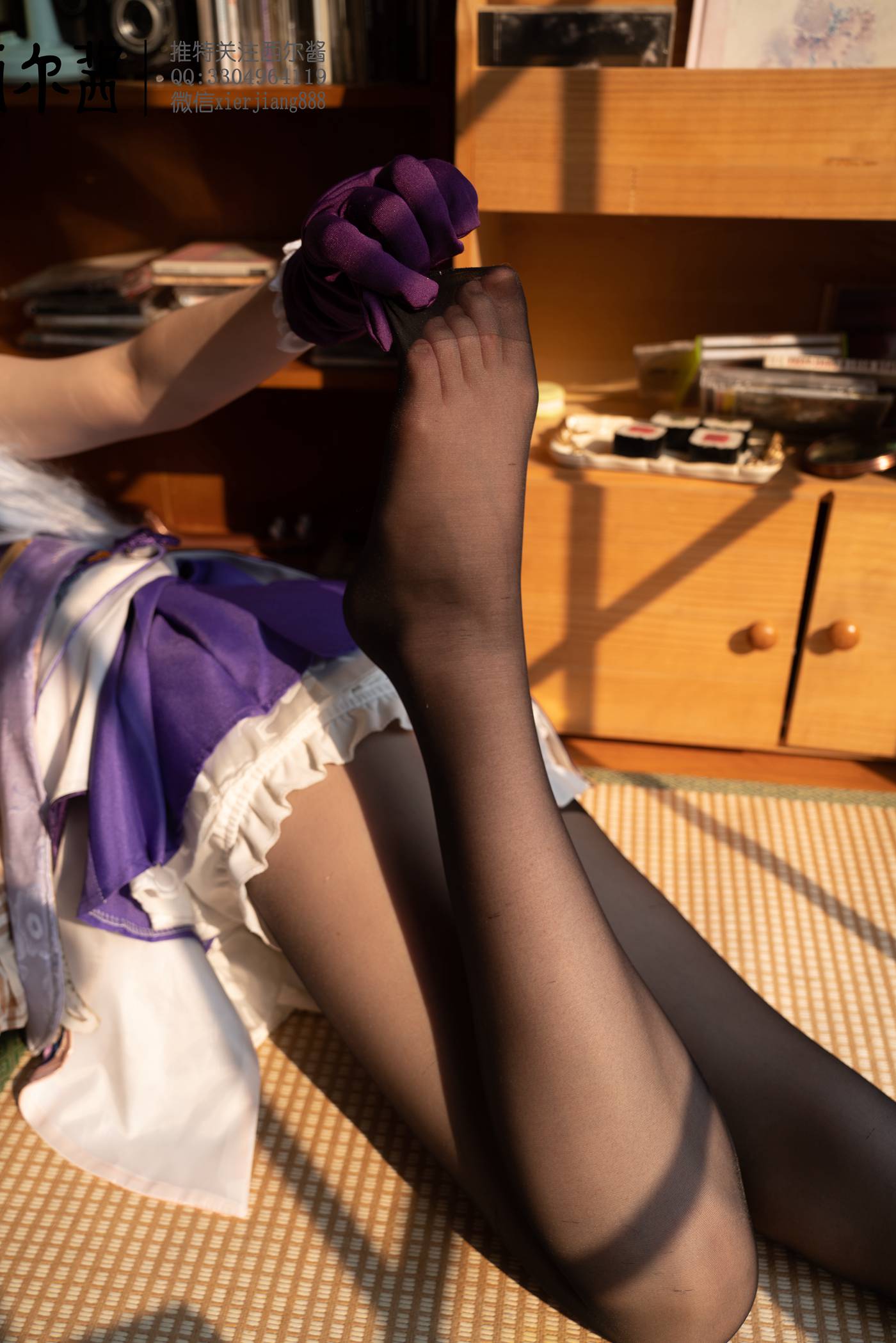 图片[73]-西尔酱 刻晴黑丝[104P] – 速更版-美库