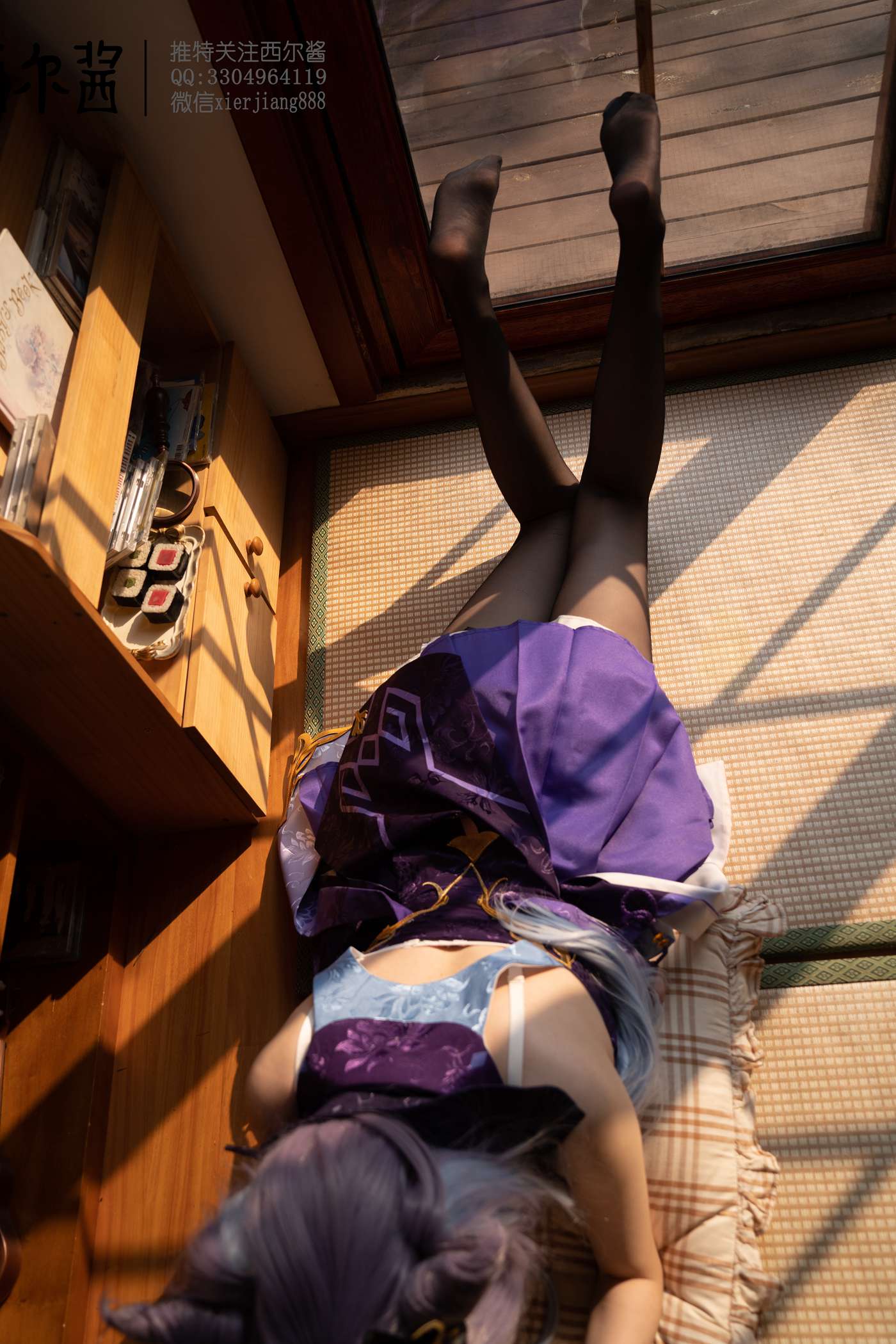 图片[77]-西尔酱 刻晴黑丝[104P] – 速更版-美库