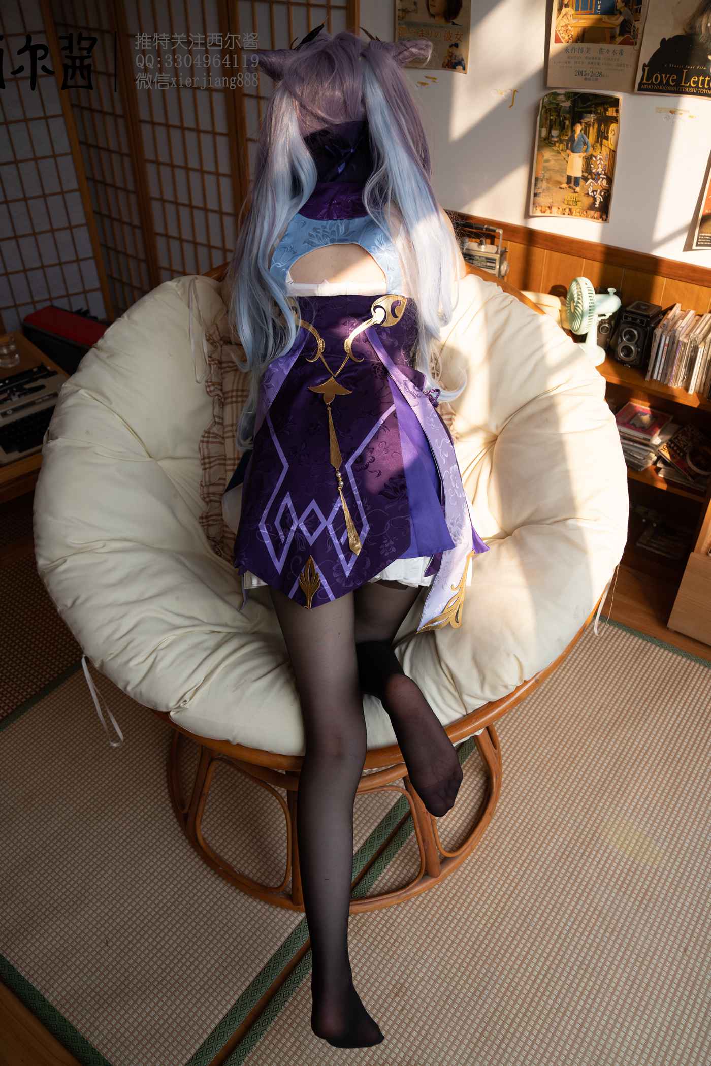 图片[83]-西尔酱 刻晴黑丝[104P] – 速更版-美库