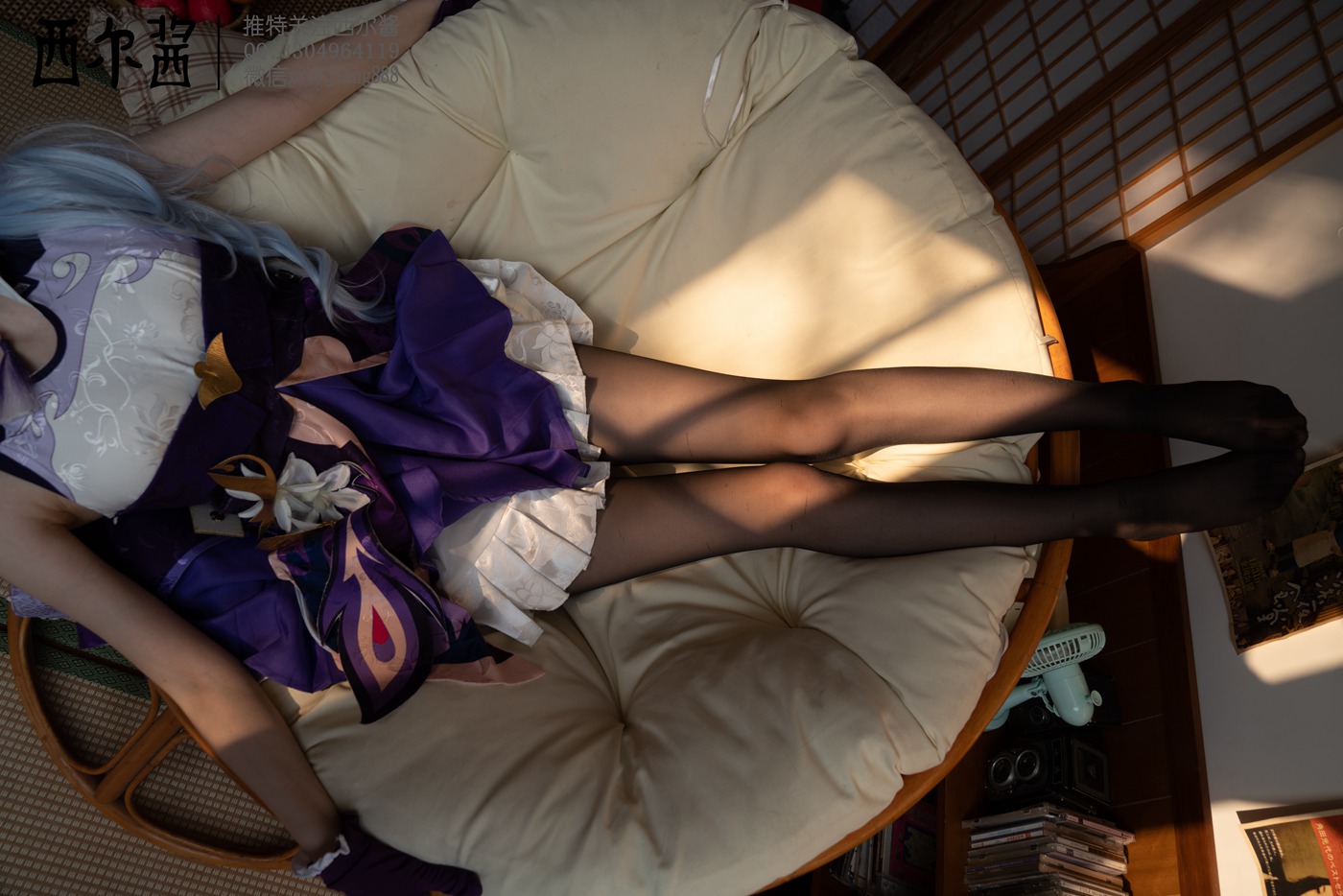 图片[96]-西尔酱 刻晴黑丝[104P] – 速更版-美库