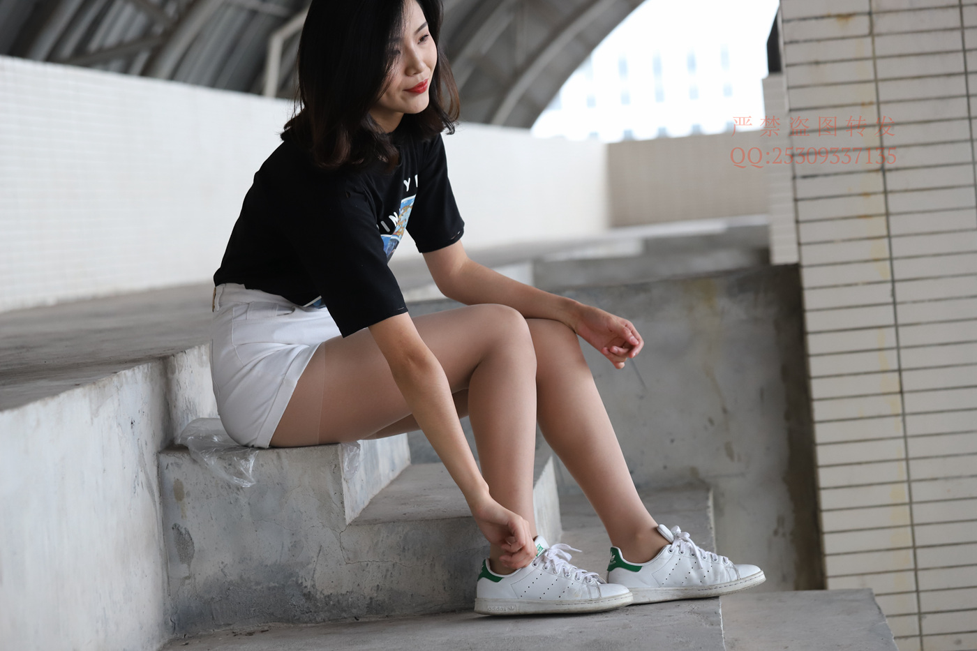 图片[14]-大西瓜爱牙膏-2018 7.8月活动 模特2（二） 贝壳头户外肉丝+船袜 (3)[150P] – 速更版-美库