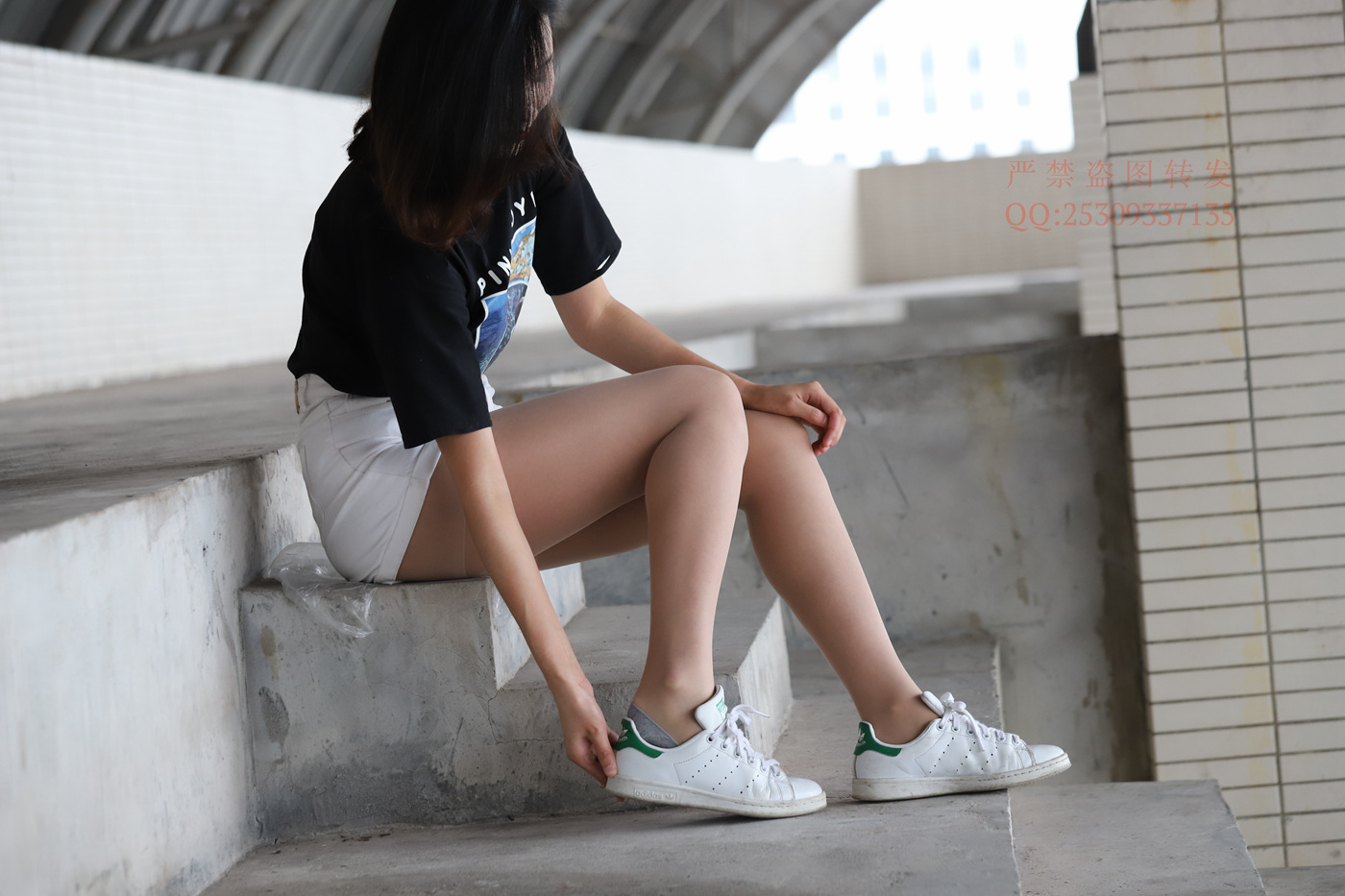 图片[16]-大西瓜爱牙膏-2018 7.8月活动 模特2（二） 贝壳头户外肉丝+船袜 (3)[150P] – 速更版-美库