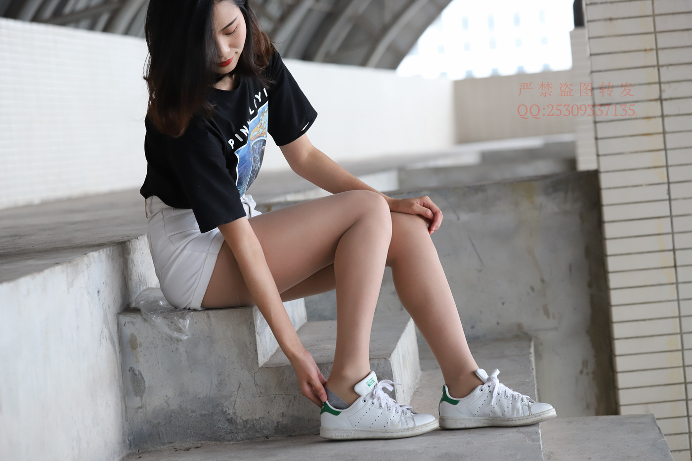 图片[18]-大西瓜爱牙膏-2018 7.8月活动 模特2（二） 贝壳头户外肉丝+船袜 (3)[150P] – 速更版-美库