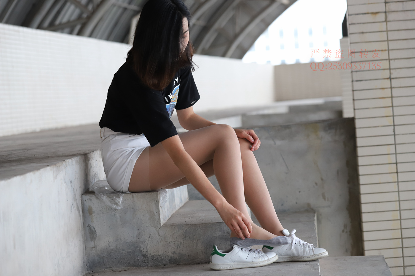 图片[23]-大西瓜爱牙膏-2018 7.8月活动 模特2（二） 贝壳头户外肉丝+船袜 (3)[150P] – 速更版-美库