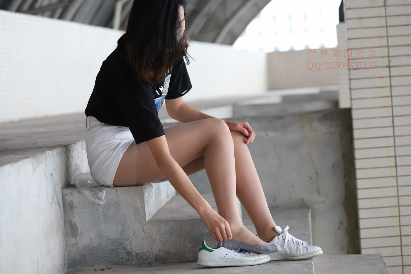 图片[24]-大西瓜爱牙膏-2018 7.8月活动 模特2（二） 贝壳头户外肉丝+船袜 (3)[150P] – 速更版-美库