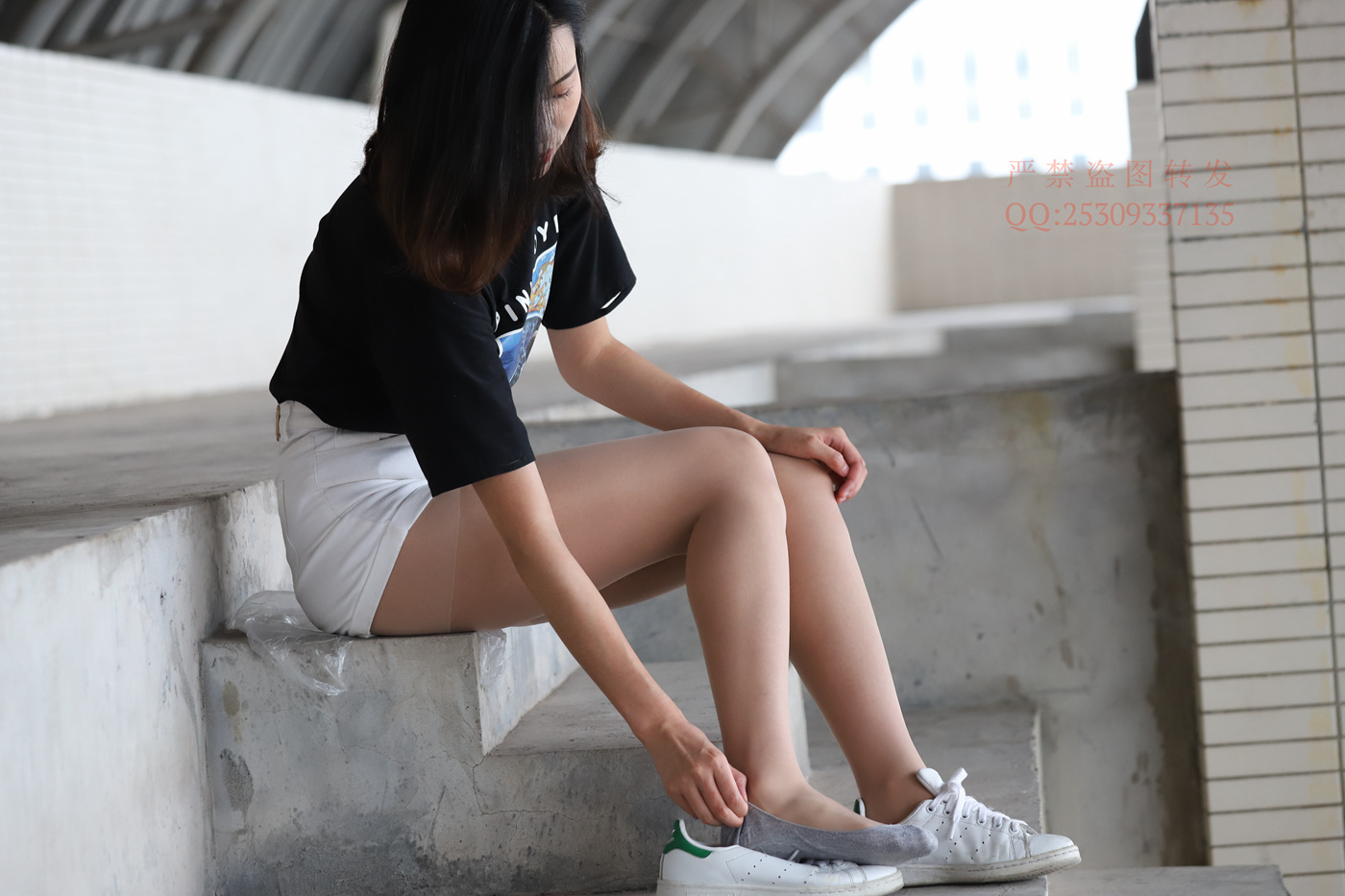 图片[25]-大西瓜爱牙膏-2018 7.8月活动 模特2（二） 贝壳头户外肉丝+船袜 (3)[150P] – 速更版-美库