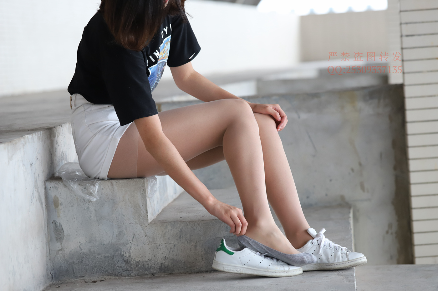 图片[26]-大西瓜爱牙膏-2018 7.8月活动 模特2（二） 贝壳头户外肉丝+船袜 (3)[150P] – 速更版-美库