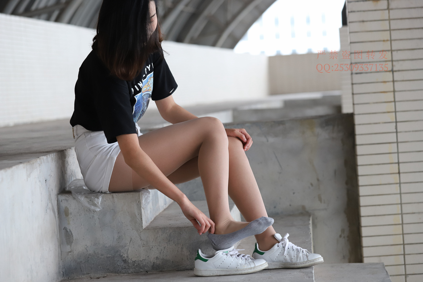 图片[27]-大西瓜爱牙膏-2018 7.8月活动 模特2（二） 贝壳头户外肉丝+船袜 (3)[150P] – 速更版-美库