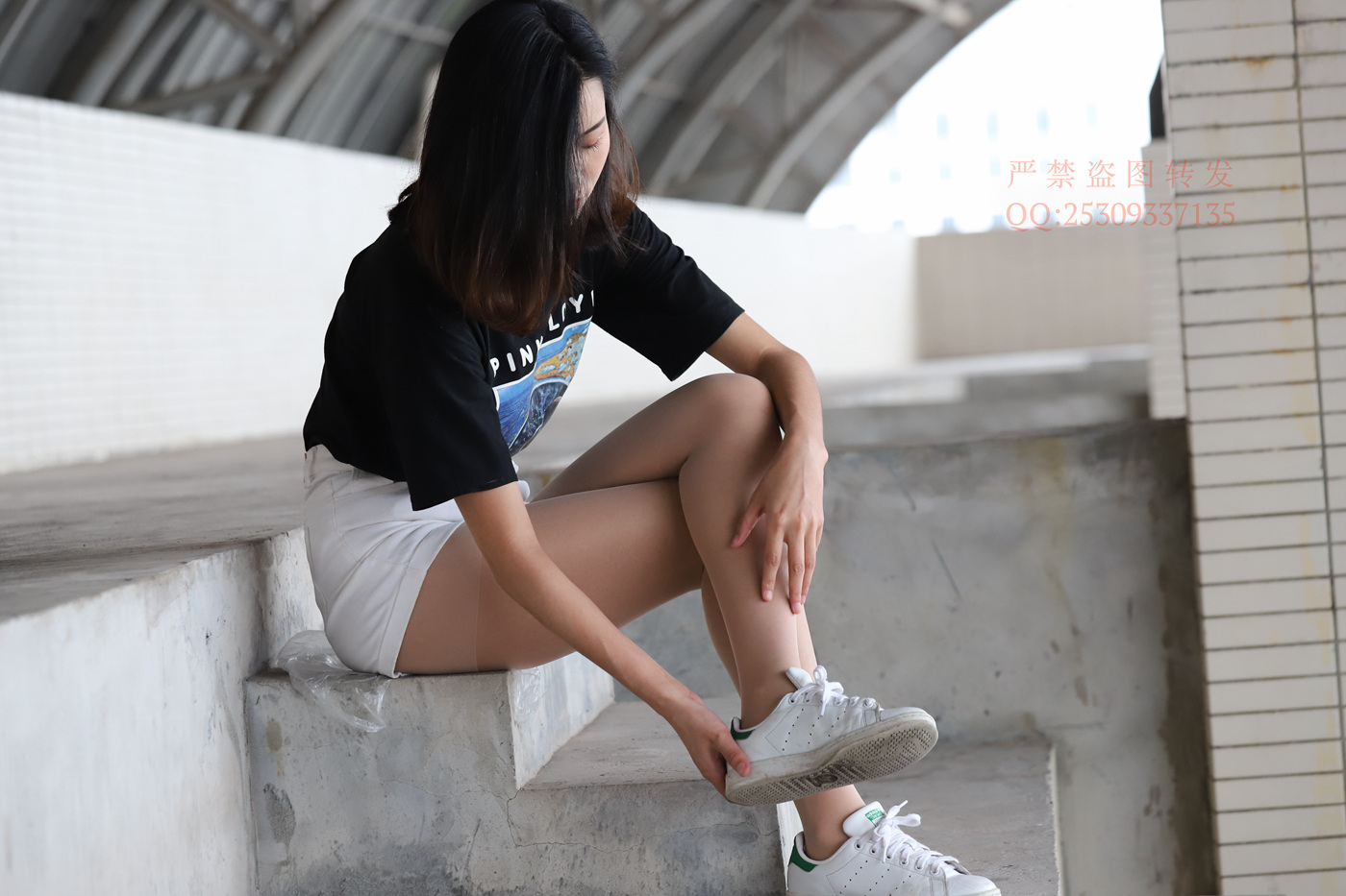 图片[38]-大西瓜爱牙膏-2018 7.8月活动 模特2（二） 贝壳头户外肉丝+船袜 (3)[150P] – 速更版-美库