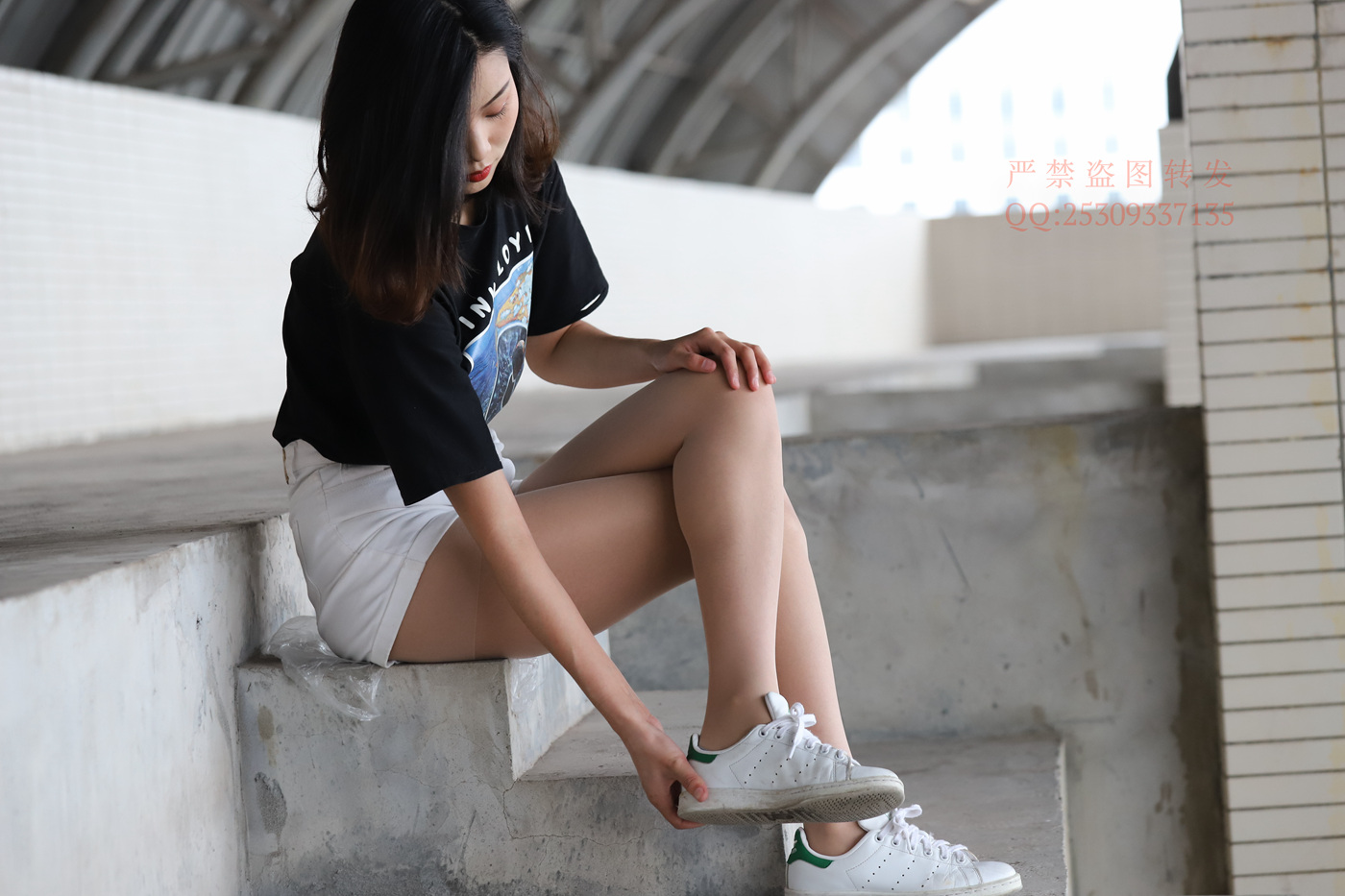 图片[39]-大西瓜爱牙膏-2018 7.8月活动 模特2（二） 贝壳头户外肉丝+船袜 (3)[150P] – 速更版-美库