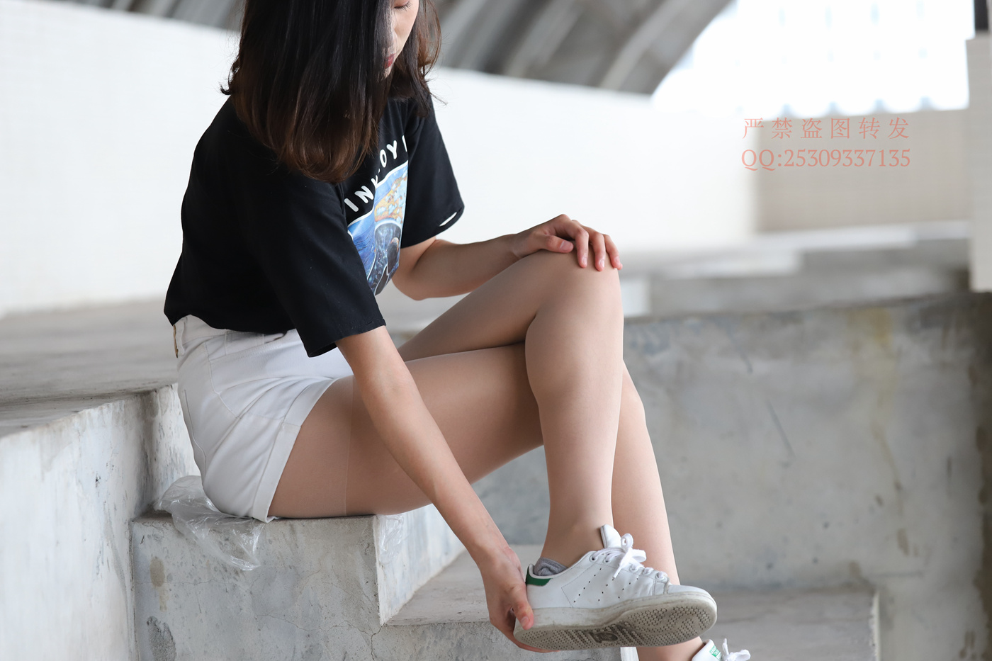 图片[41]-大西瓜爱牙膏-2018 7.8月活动 模特2（二） 贝壳头户外肉丝+船袜 (3)[150P] – 速更版-美库