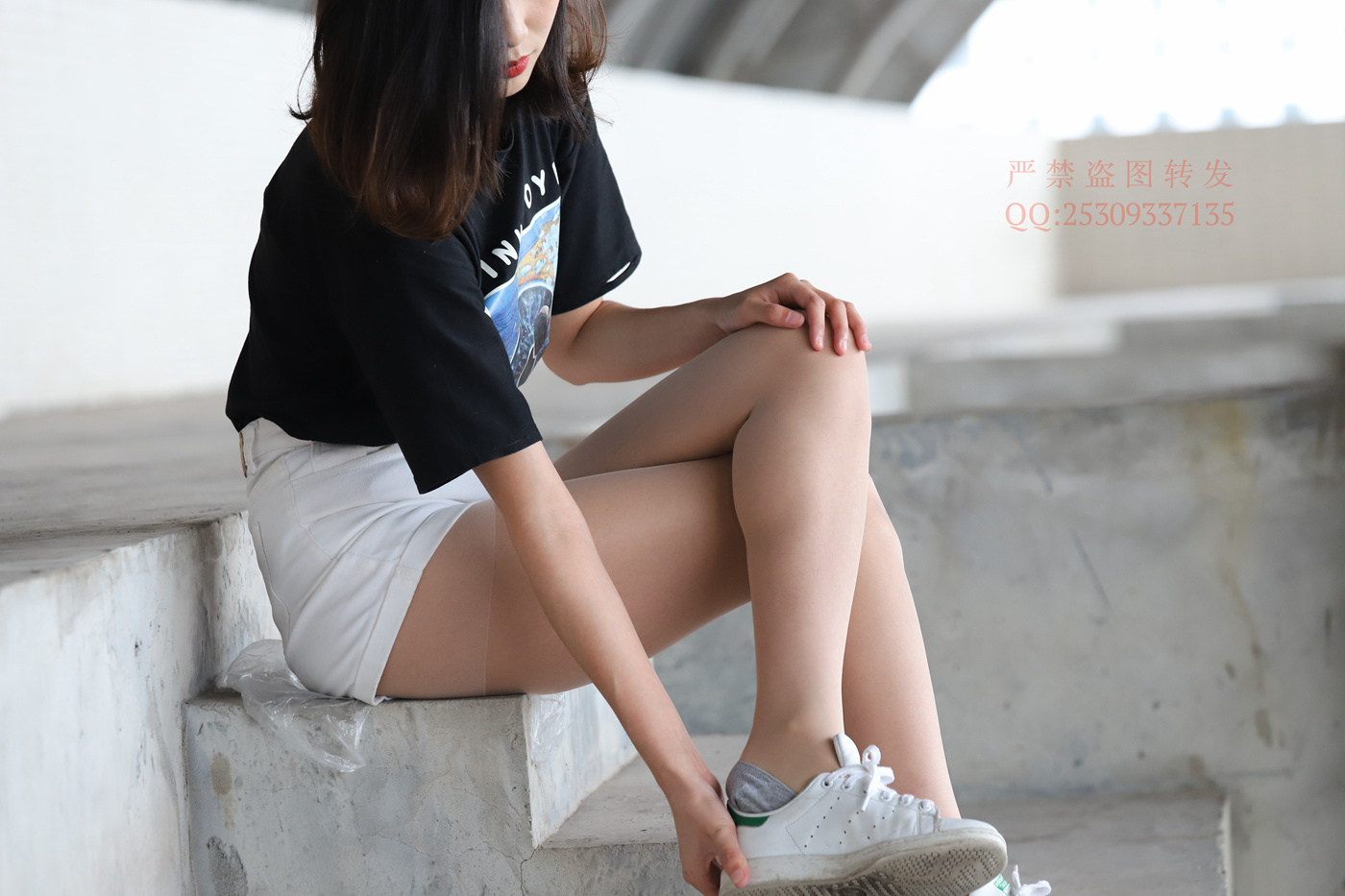 图片[42]-大西瓜爱牙膏-2018 7.8月活动 模特2（二） 贝壳头户外肉丝+船袜 (3)[150P] – 速更版-美库
