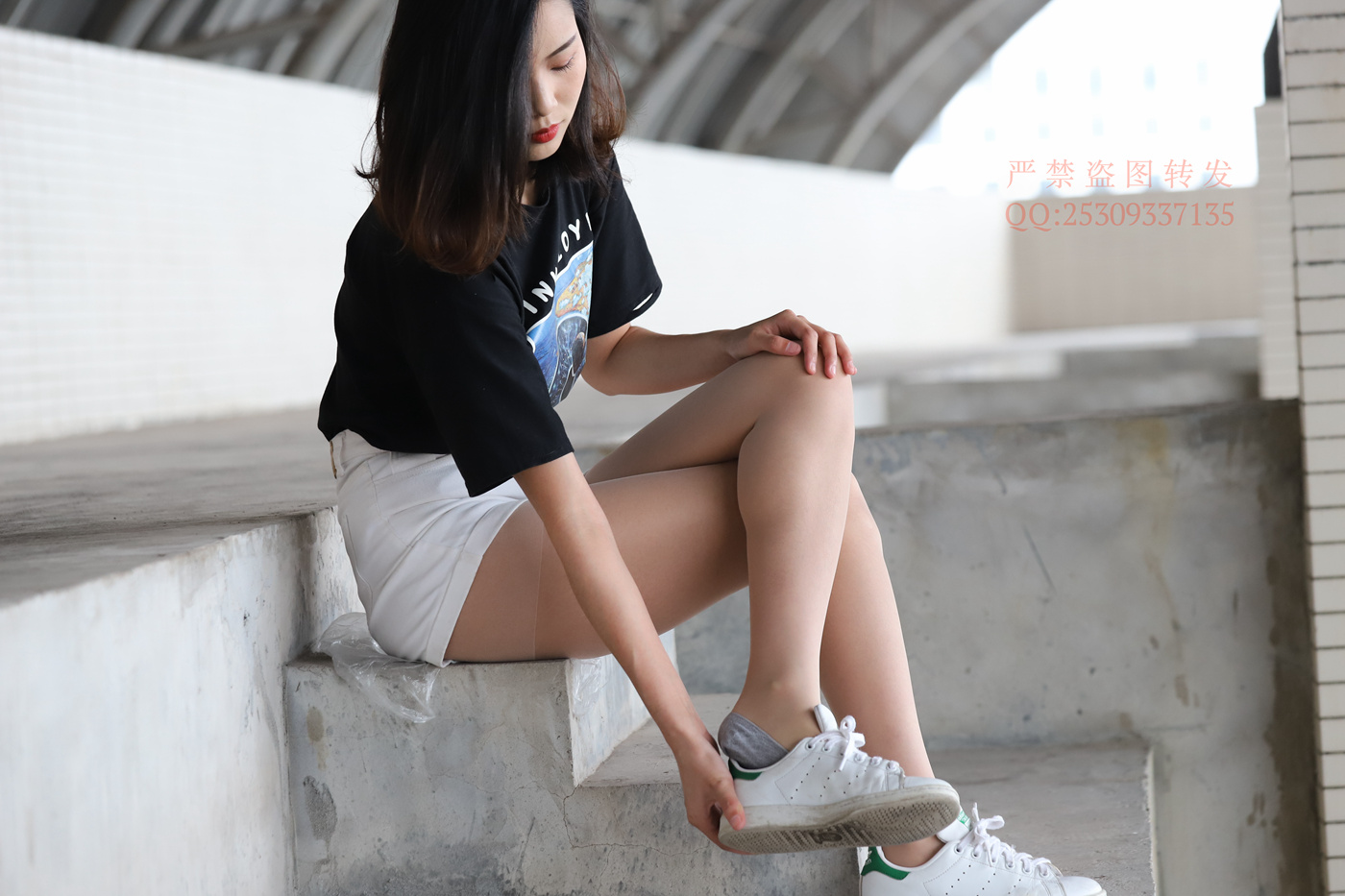 图片[43]-大西瓜爱牙膏-2018 7.8月活动 模特2（二） 贝壳头户外肉丝+船袜 (3)[150P] – 速更版-美库