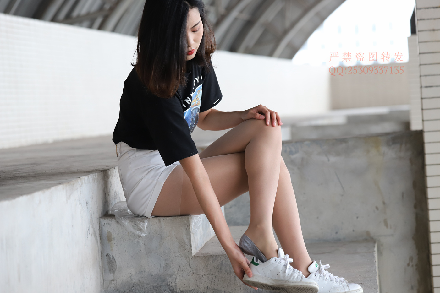 图片[44]-大西瓜爱牙膏-2018 7.8月活动 模特2（二） 贝壳头户外肉丝+船袜 (3)[150P] – 速更版-美库