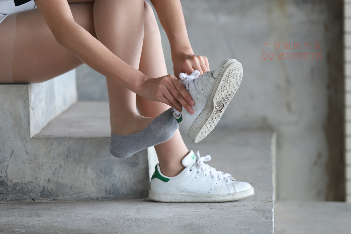 图片[50]-大西瓜爱牙膏-2018 7.8月活动 模特2（二） 贝壳头户外肉丝+船袜 (3)[150P] – 速更版-美库