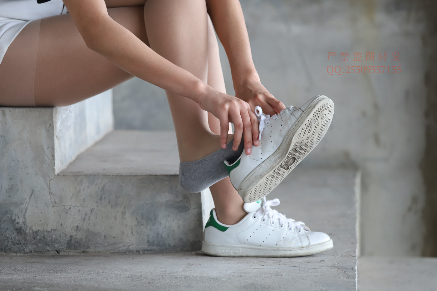 图片[51]-大西瓜爱牙膏-2018 7.8月活动 模特2（二） 贝壳头户外肉丝+船袜 (3)[150P] – 速更版-美库