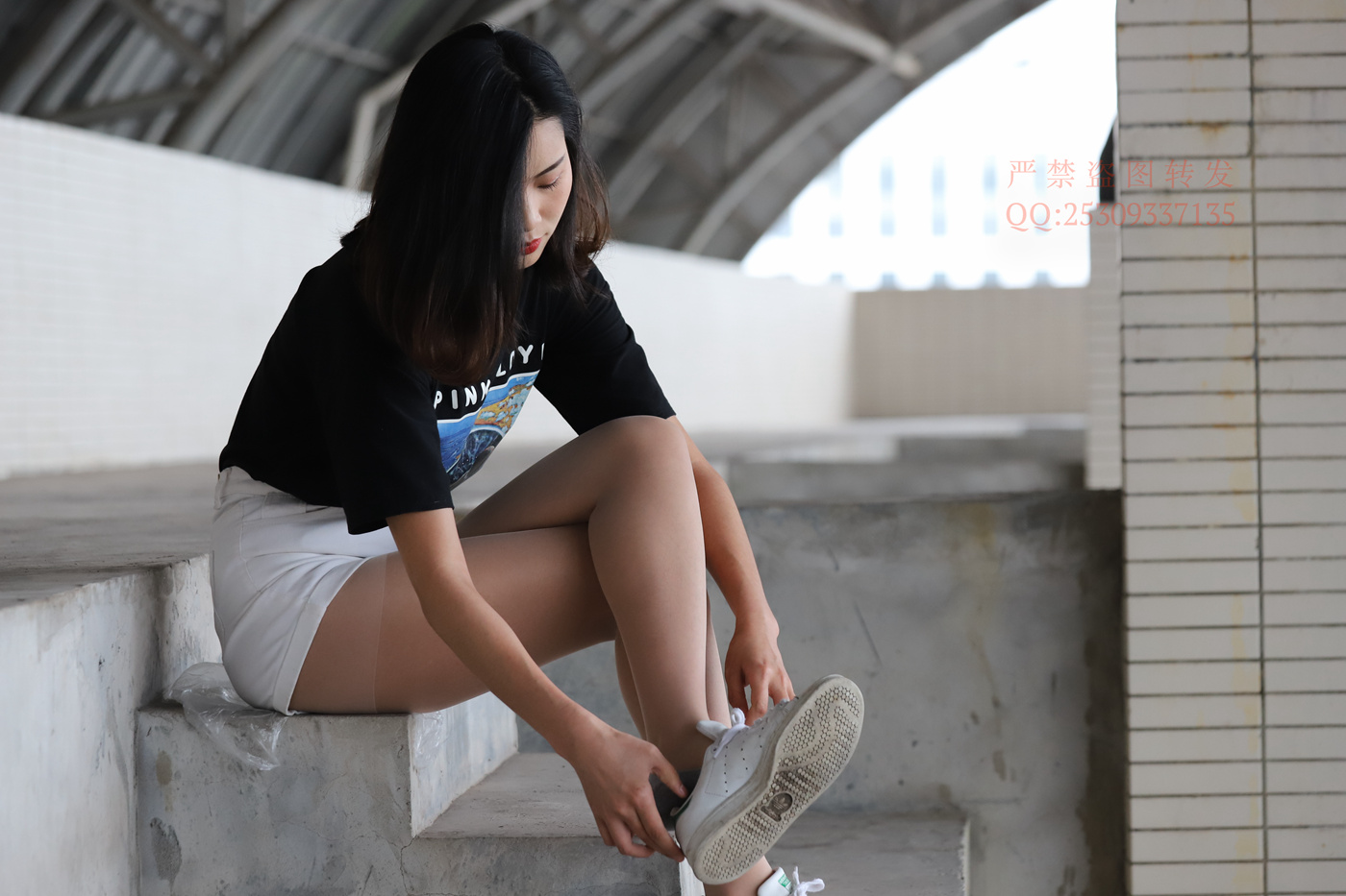 图片[53]-大西瓜爱牙膏-2018 7.8月活动 模特2（二） 贝壳头户外肉丝+船袜 (3)[150P] – 速更版-美库