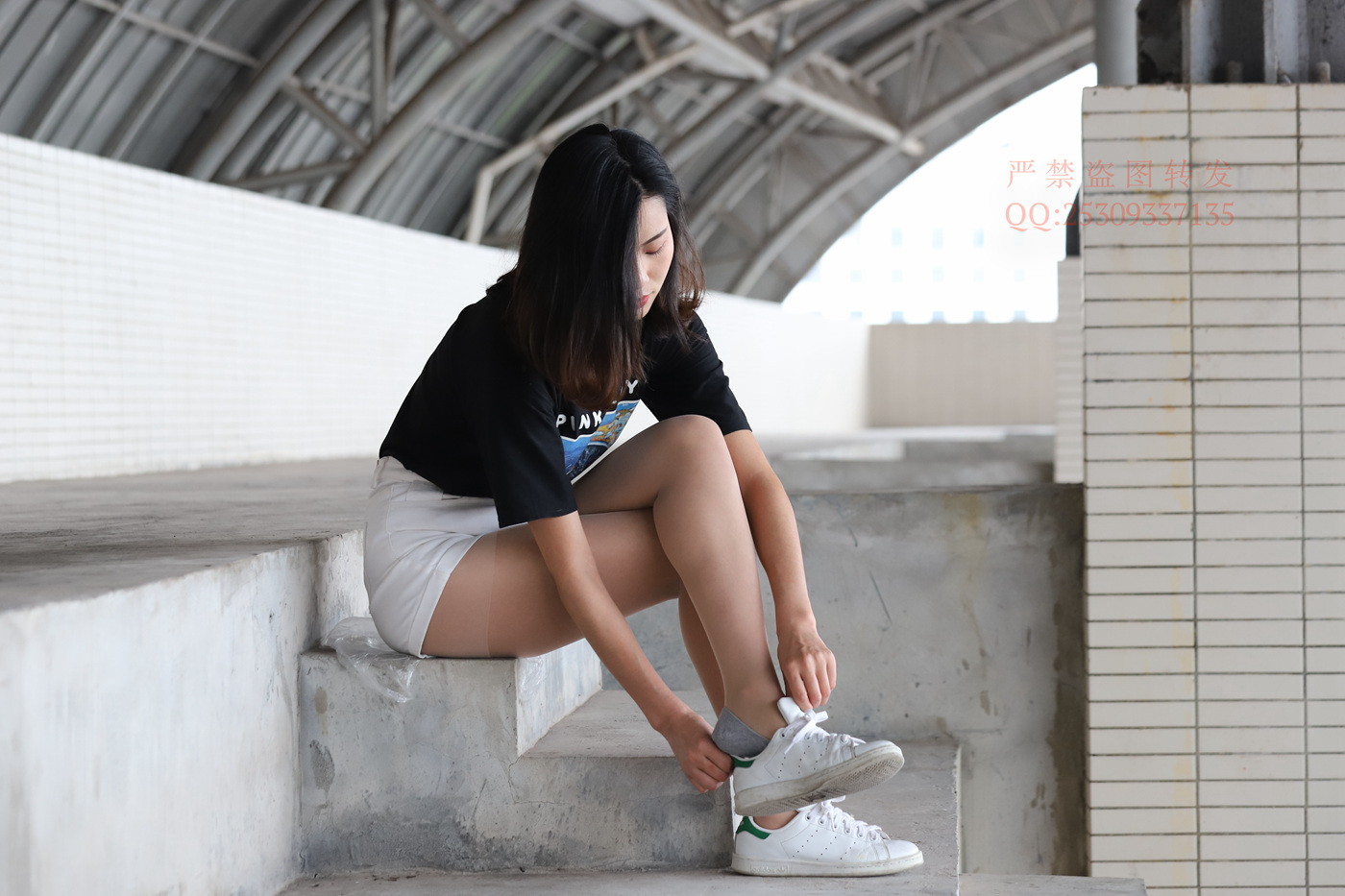 图片[55]-大西瓜爱牙膏-2018 7.8月活动 模特2（二） 贝壳头户外肉丝+船袜 (3)[150P] – 速更版-美库