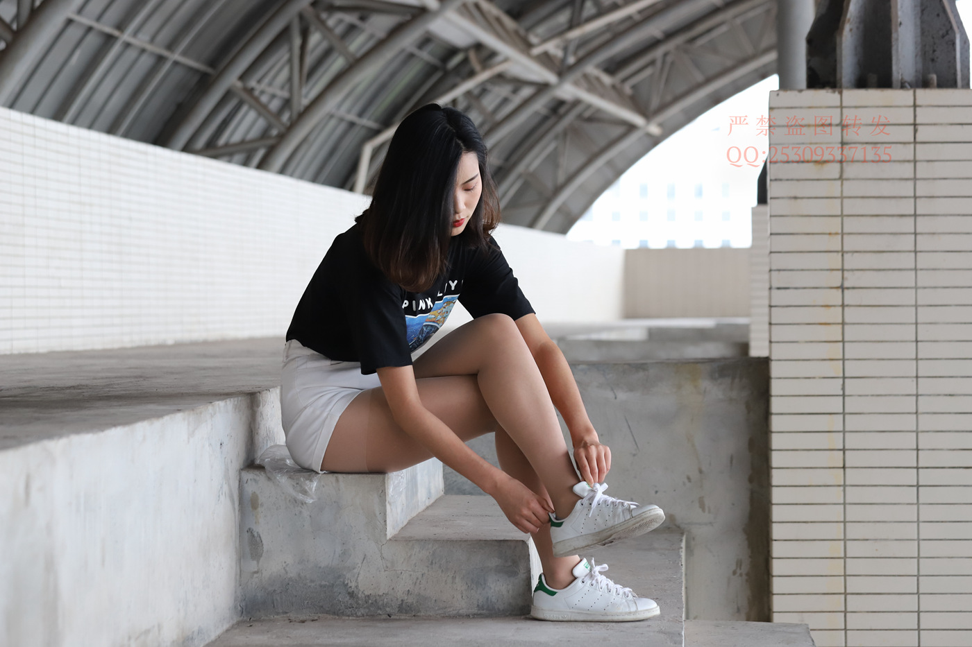 图片[57]-大西瓜爱牙膏-2018 7.8月活动 模特2（二） 贝壳头户外肉丝+船袜 (3)[150P] – 速更版-美库