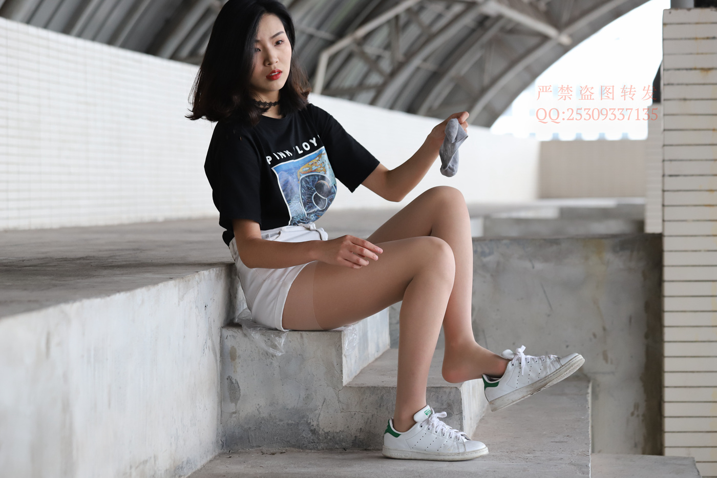 图片[64]-大西瓜爱牙膏-2018 7.8月活动 模特2（二） 贝壳头户外肉丝+船袜 (3)[150P] – 速更版-美库