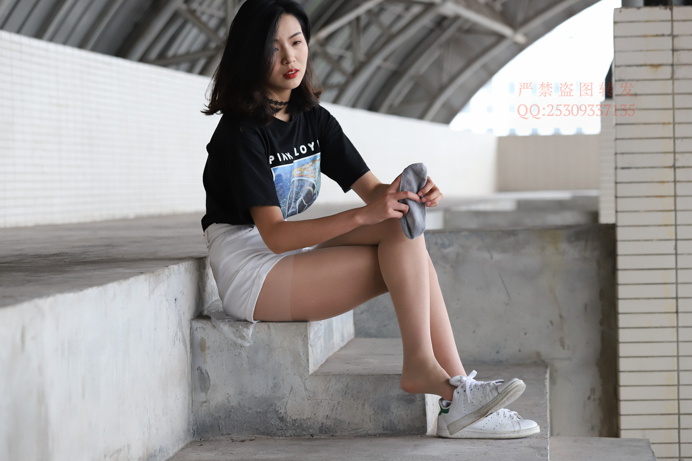 图片[63]-大西瓜爱牙膏-2018 7.8月活动 模特2（二） 贝壳头户外肉丝+船袜 (3)[150P] – 速更版-美库