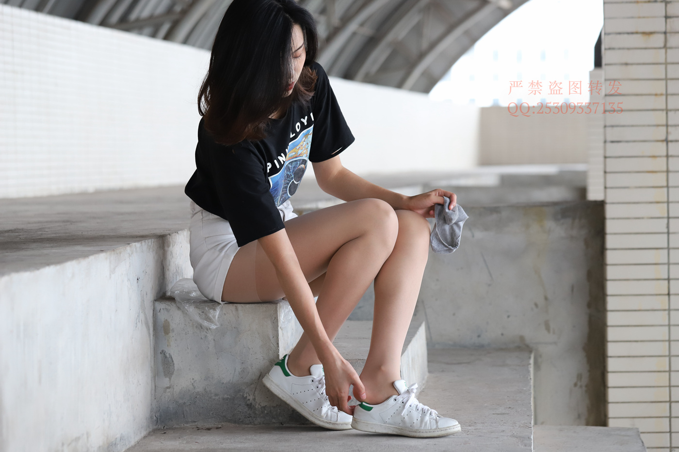 图片[67]-大西瓜爱牙膏-2018 7.8月活动 模特2（二） 贝壳头户外肉丝+船袜 (3)[150P] – 速更版-美库