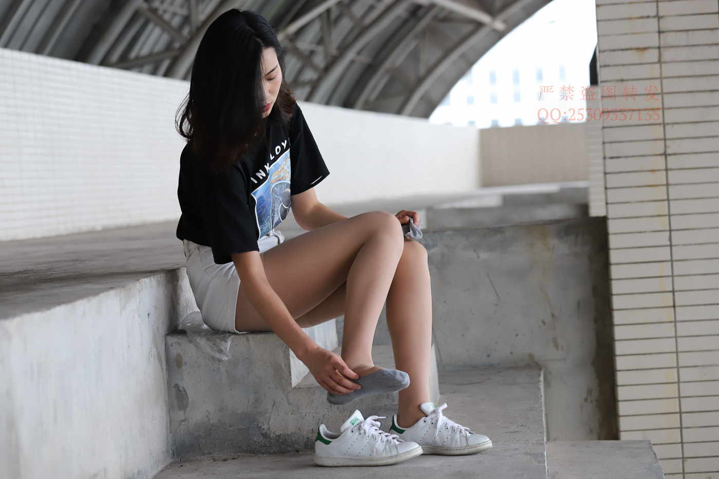 图片[77]-大西瓜爱牙膏-2018 7.8月活动 模特2（二） 贝壳头户外肉丝+船袜 (3)[150P] – 速更版-美库