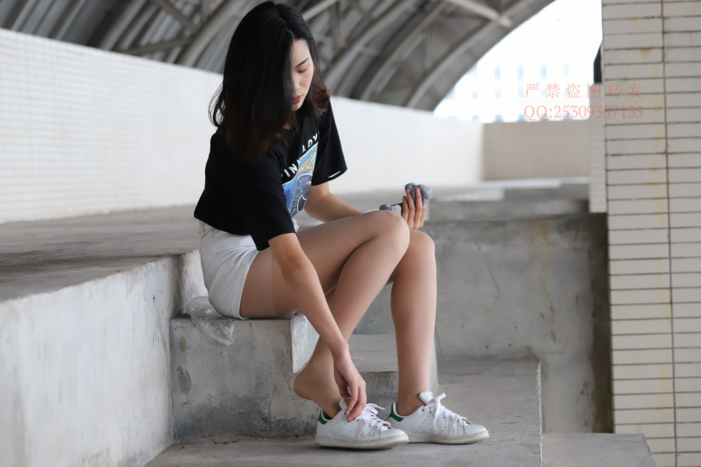 图片[83]-大西瓜爱牙膏-2018 7.8月活动 模特2（二） 贝壳头户外肉丝+船袜 (3)[150P] – 速更版-美库