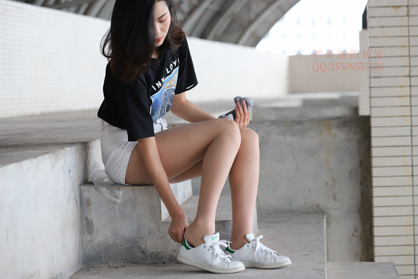 图片[86]-大西瓜爱牙膏-2018 7.8月活动 模特2（二） 贝壳头户外肉丝+船袜 (3)[150P] – 速更版-美库