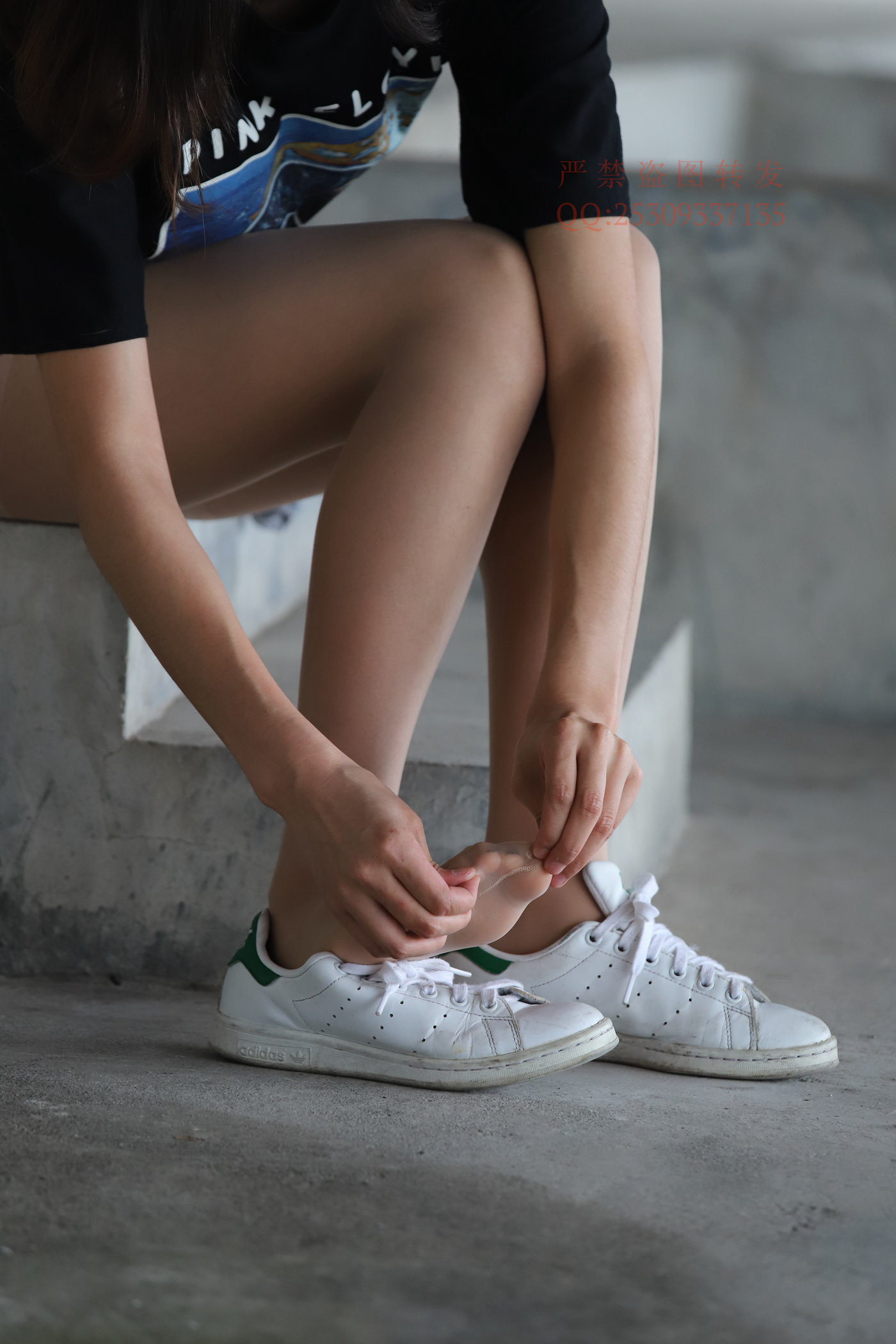 图片[134]-大西瓜爱牙膏-2018 7.8月活动 模特2（二） 贝壳头户外肉丝+船袜 (3)[150P] – 速更版-美库