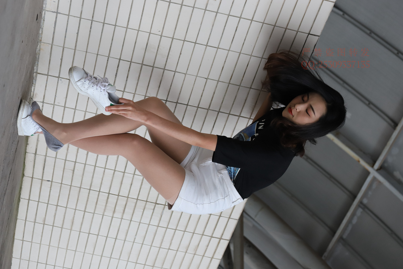 图片[150]-大西瓜爱牙膏-2018 7.8月活动 模特2（二） 贝壳头户外肉丝+船袜 (3)[150P] – 速更版-美库