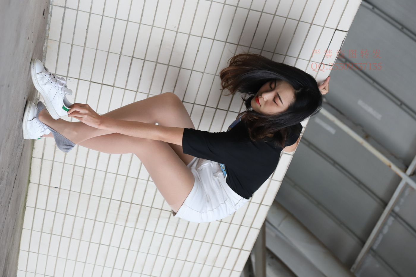 图片[151]-大西瓜爱牙膏-2018 7.8月活动 模特2（二） 贝壳头户外肉丝+船袜 (3)[150P] – 速更版-美库