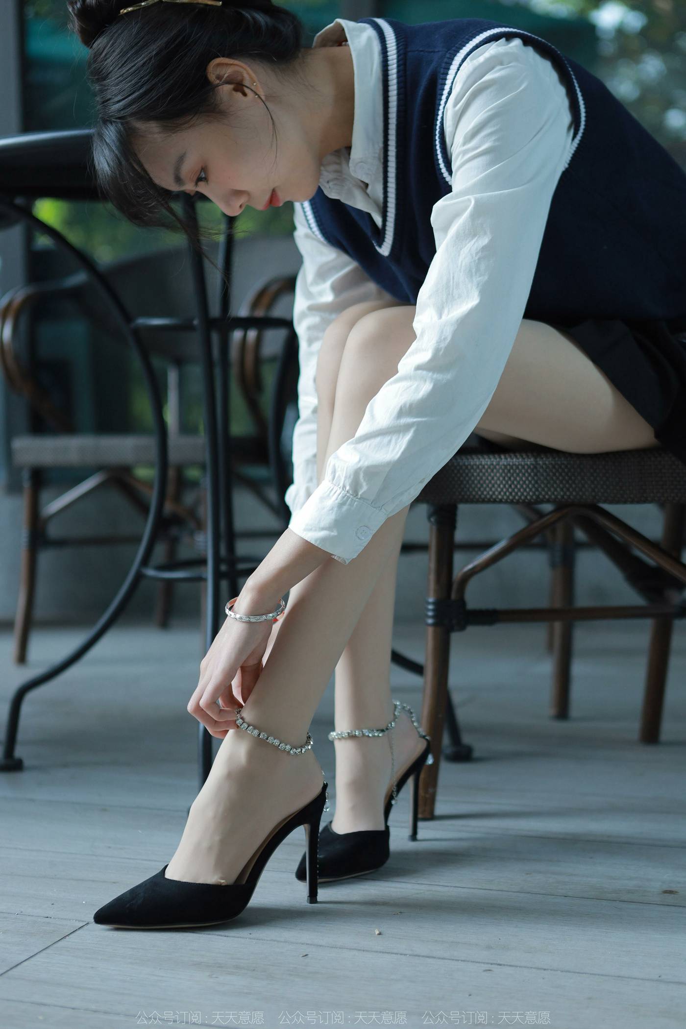 图片[81]-[IESS异思趣向] 2022.01.10 丝享家985：团团《纯玉学苑装》[94P] – 速更版-美库