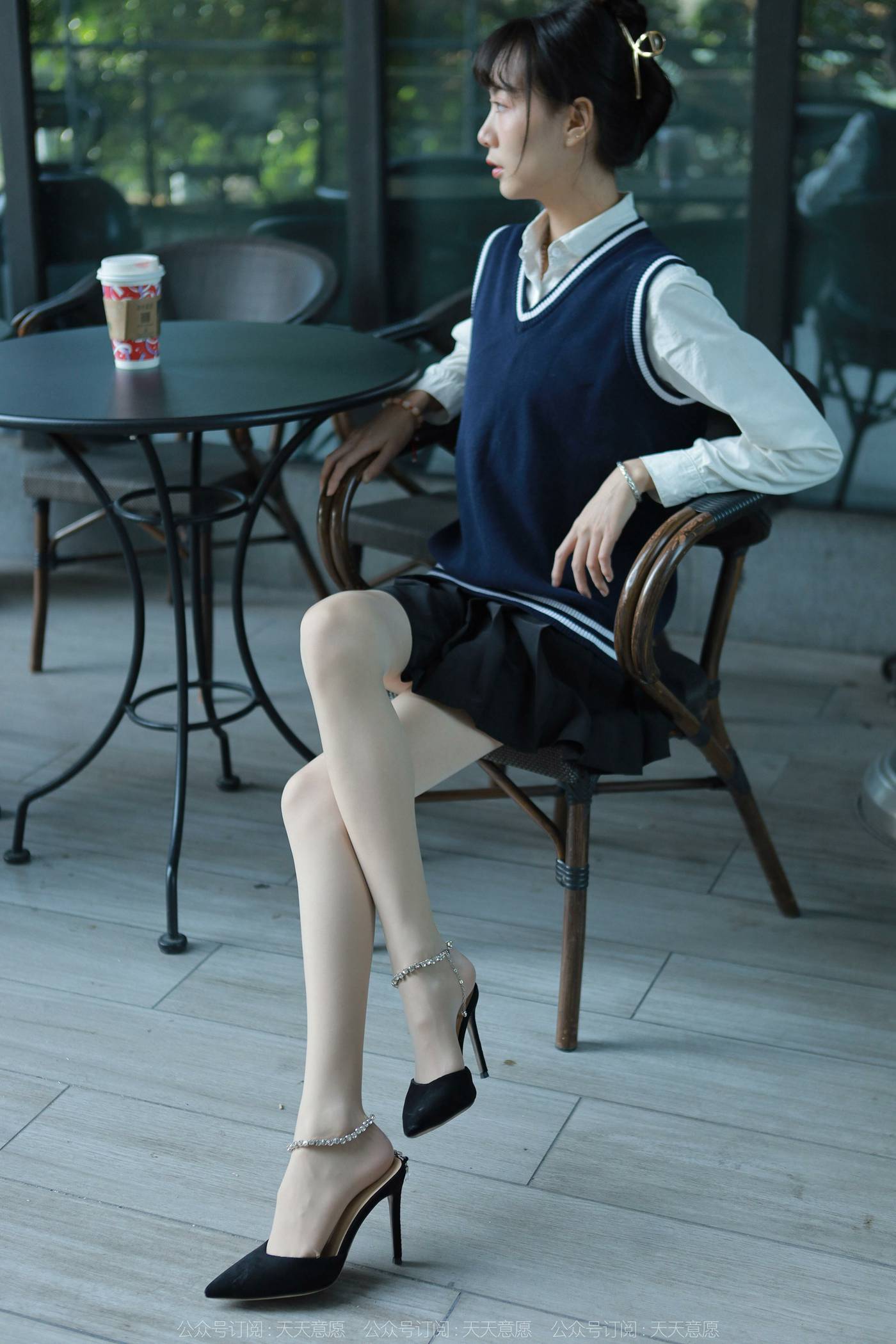 图片[91]-[IESS异思趣向] 2022.01.10 丝享家985：团团《纯玉学苑装》[94P] – 速更版-美库