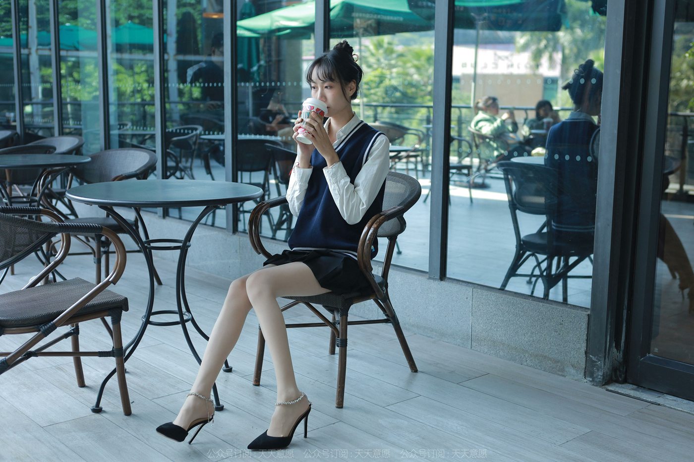 图片[92]-[IESS异思趣向] 2022.01.10 丝享家985：团团《纯玉学苑装》[94P] – 速更版-美库