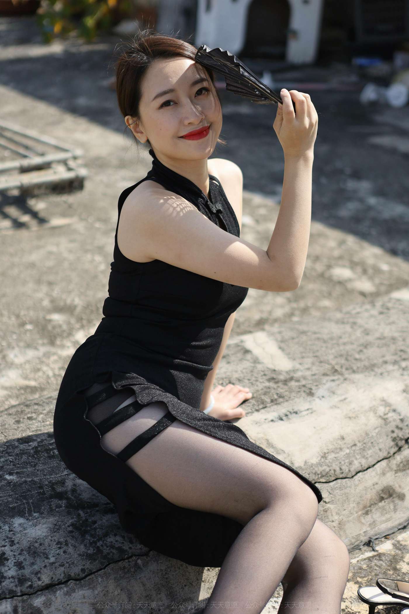 图片[91]-[IESS异思趣向] 2022.01.12 丝享家986：小婕《天台旗袍秀》[94P] – 速更版-美库