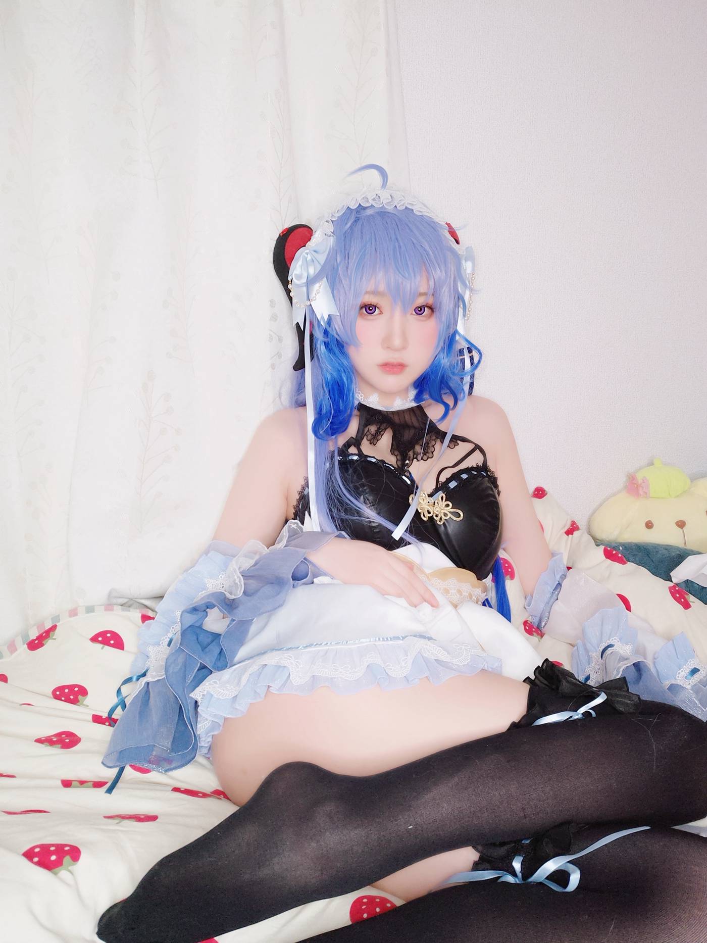 图片[26]-Yuki亭 – 甘雨メイド [34P] – 速更版-美库