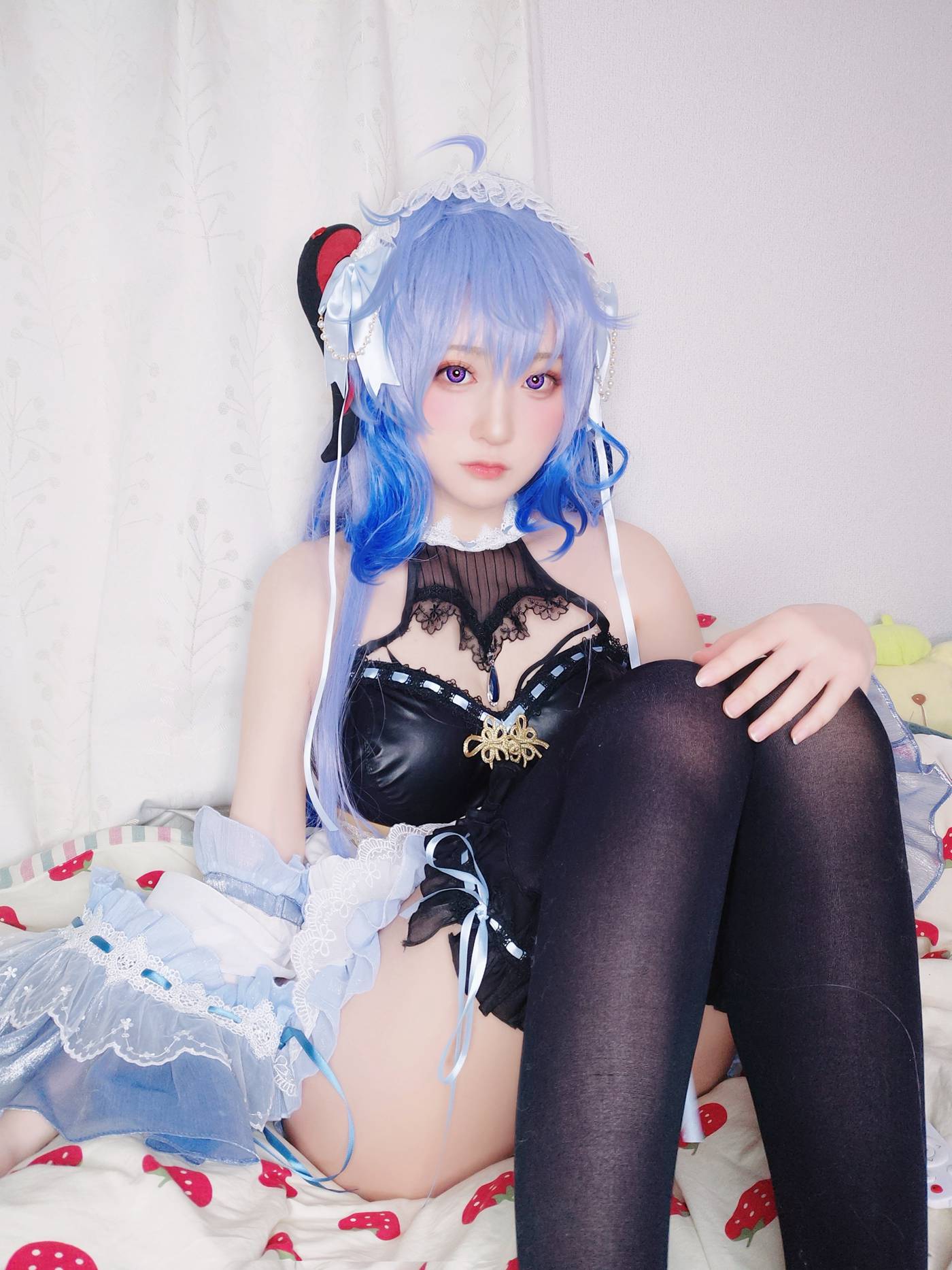 图片[27]-Yuki亭 – 甘雨メイド [34P] – 速更版-美库