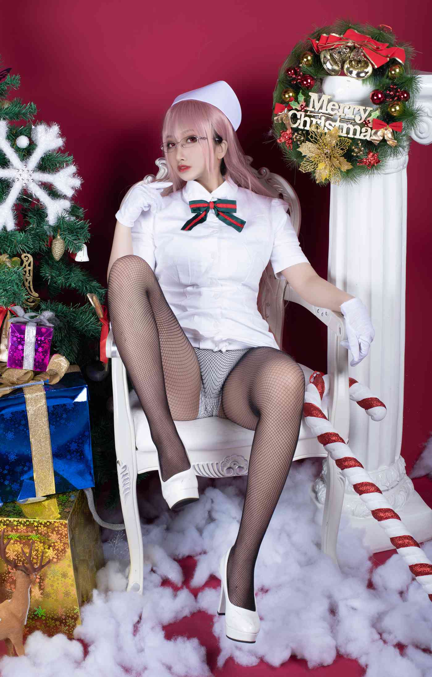 图片[10]-洛璃LoLiSAMA – 圣诞南丁格尔[56P] – 速更版-美库