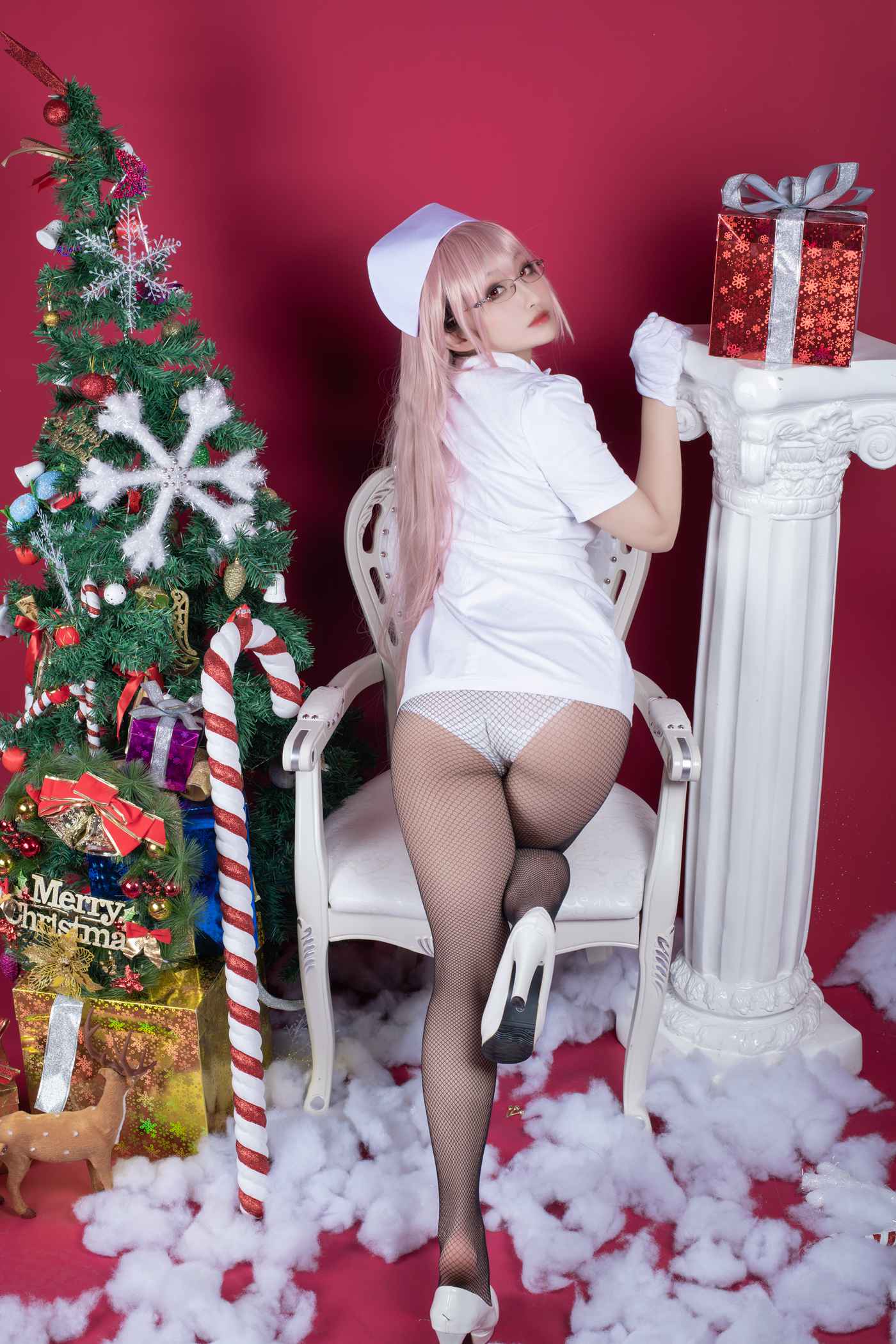 图片[29]-洛璃LoLiSAMA – 圣诞南丁格尔[56P] – 速更版-美库