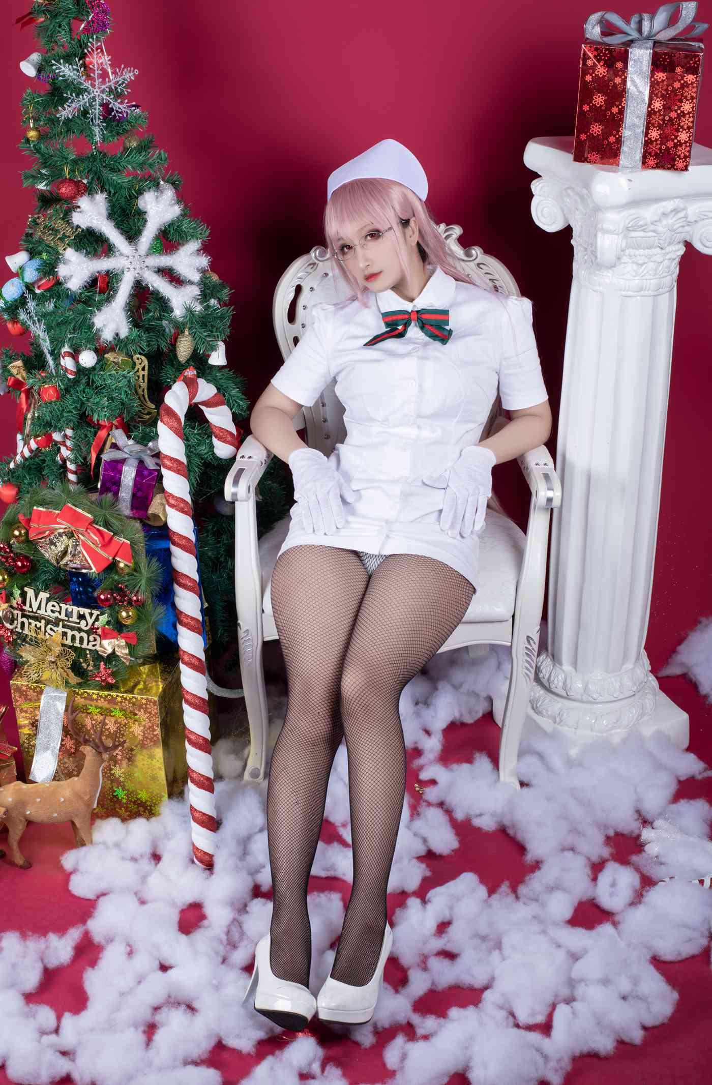 图片[34]-洛璃LoLiSAMA – 圣诞南丁格尔[56P] – 速更版-美库