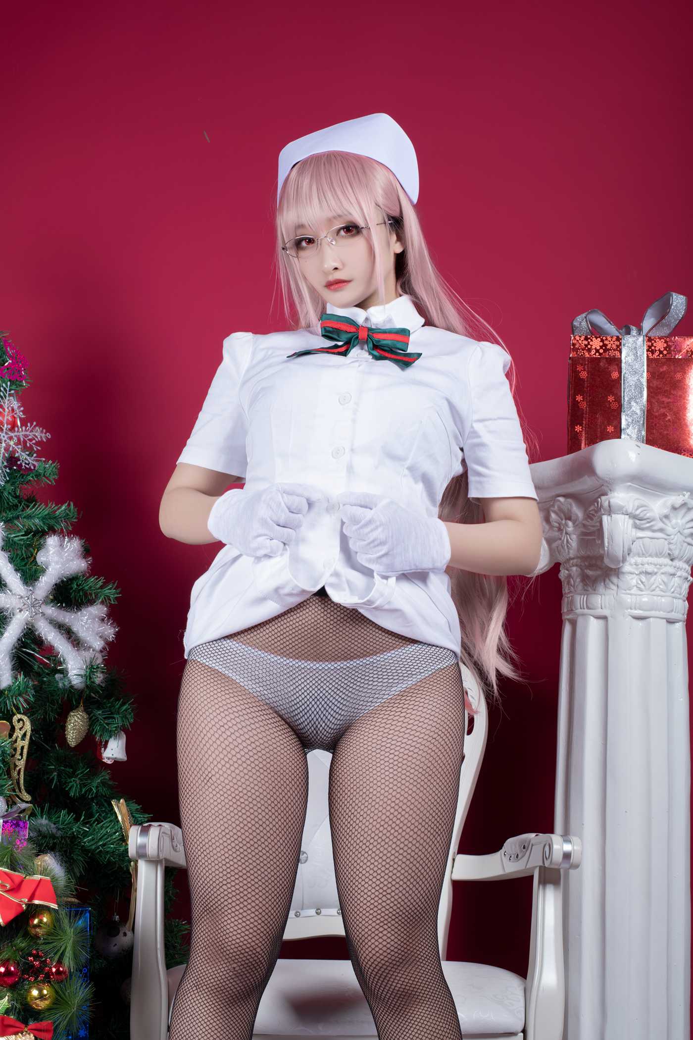 图片[42]-洛璃LoLiSAMA – 圣诞南丁格尔[56P] – 速更版-美库