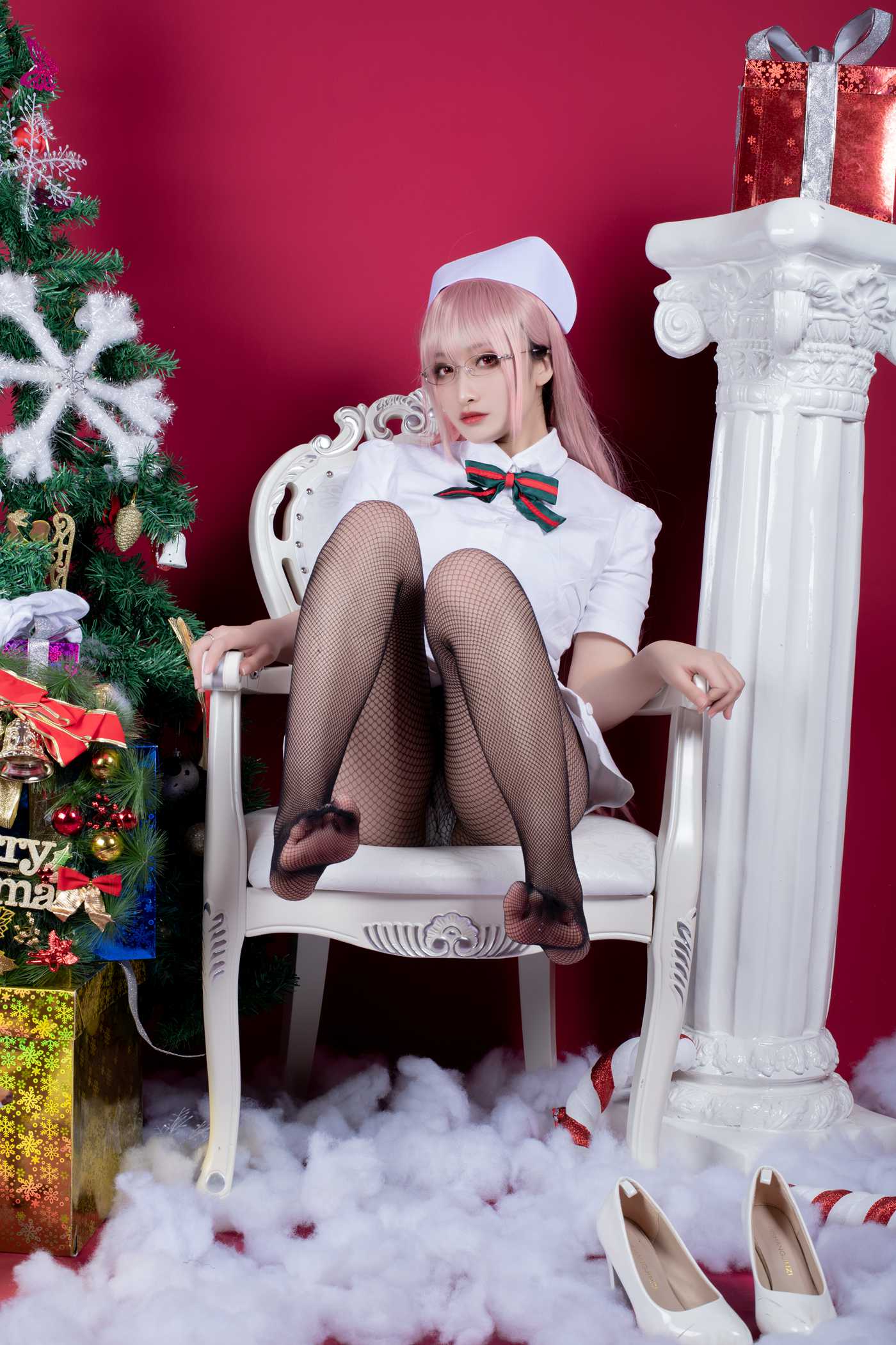 图片[51]-洛璃LoLiSAMA – 圣诞南丁格尔[56P] – 速更版-美库