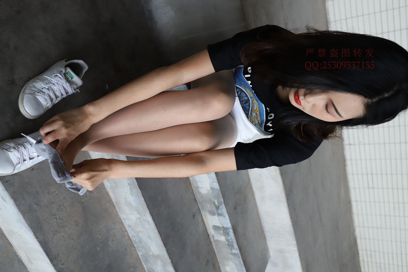 图片[12]-大西瓜爱牙膏-2018 7.8月活动 模特2（二） 贝壳头户外肉丝+船袜 (5)[124P] – 速更版-美库